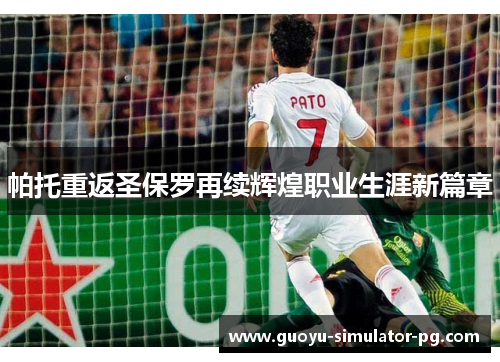 帕托重返圣保罗再续辉煌职业生涯新篇章 帕托重返圣保罗再续辉煌职业生涯新篇章